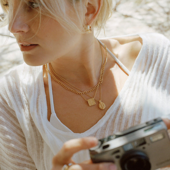 Lucy Williams Byzantine Coin Pendant Necklace | 18ct Gold Plated Vermeil Necklaces Missoma 