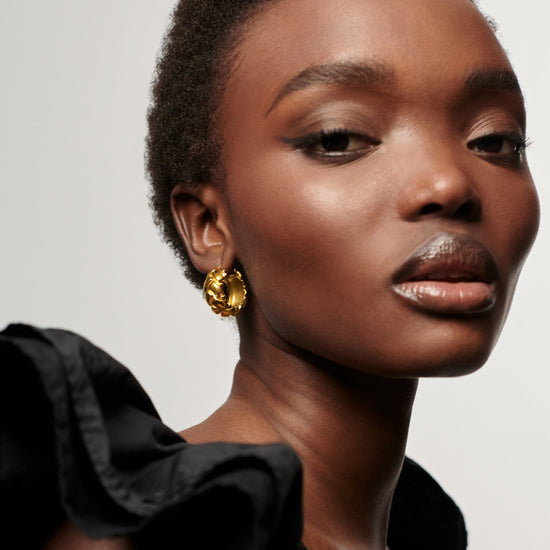 Lucy Williams Chunky Waffle Hoop Earrings Earrings Missoma 