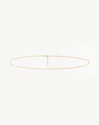 Lucy Williams Cobra Snake Belly Chain | 18ct Gold Plated Necklaces Missoma 