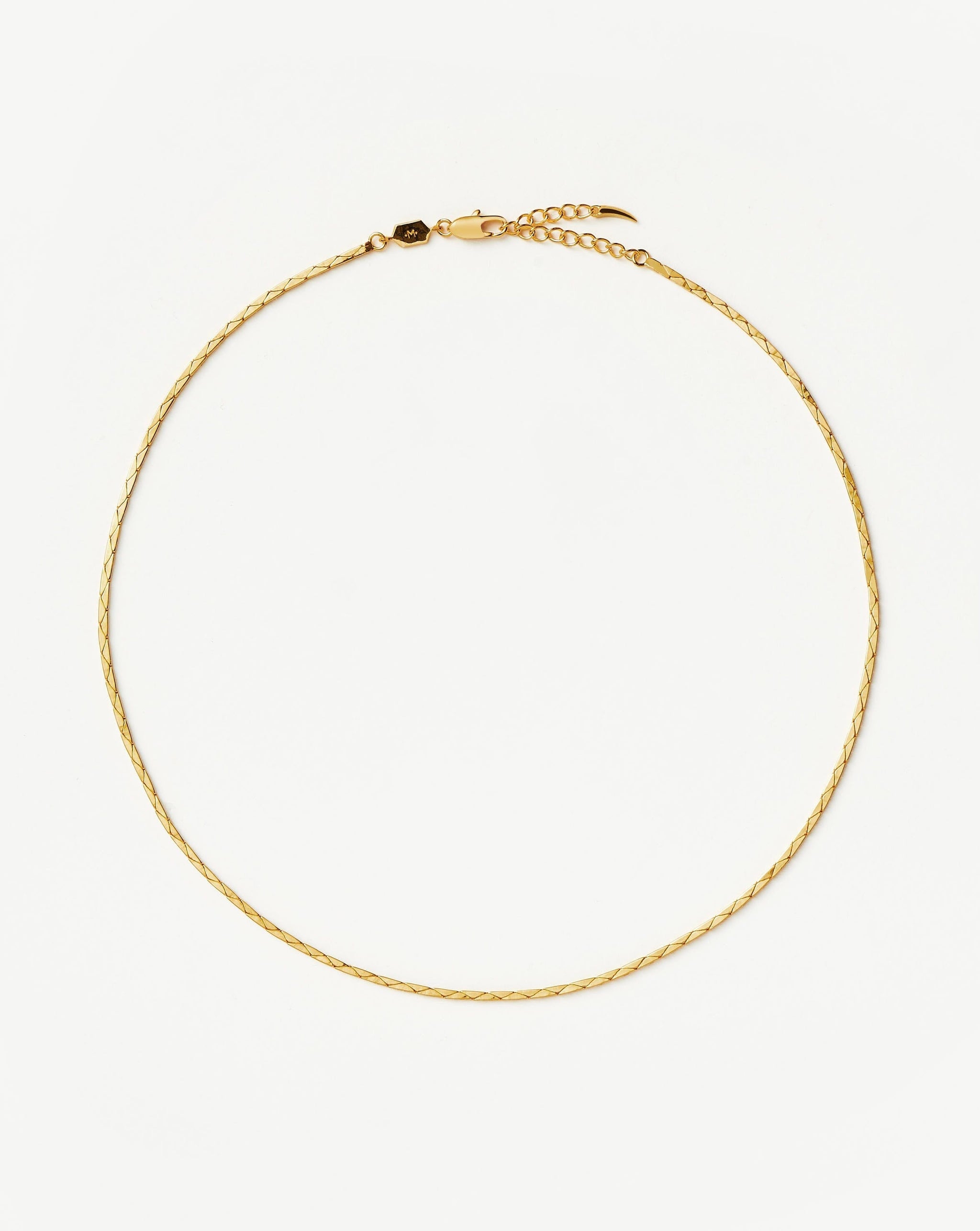 Lucy Williams Cobra Snake Chain Necklace | 18ct Gold Plated Necklaces Missoma 