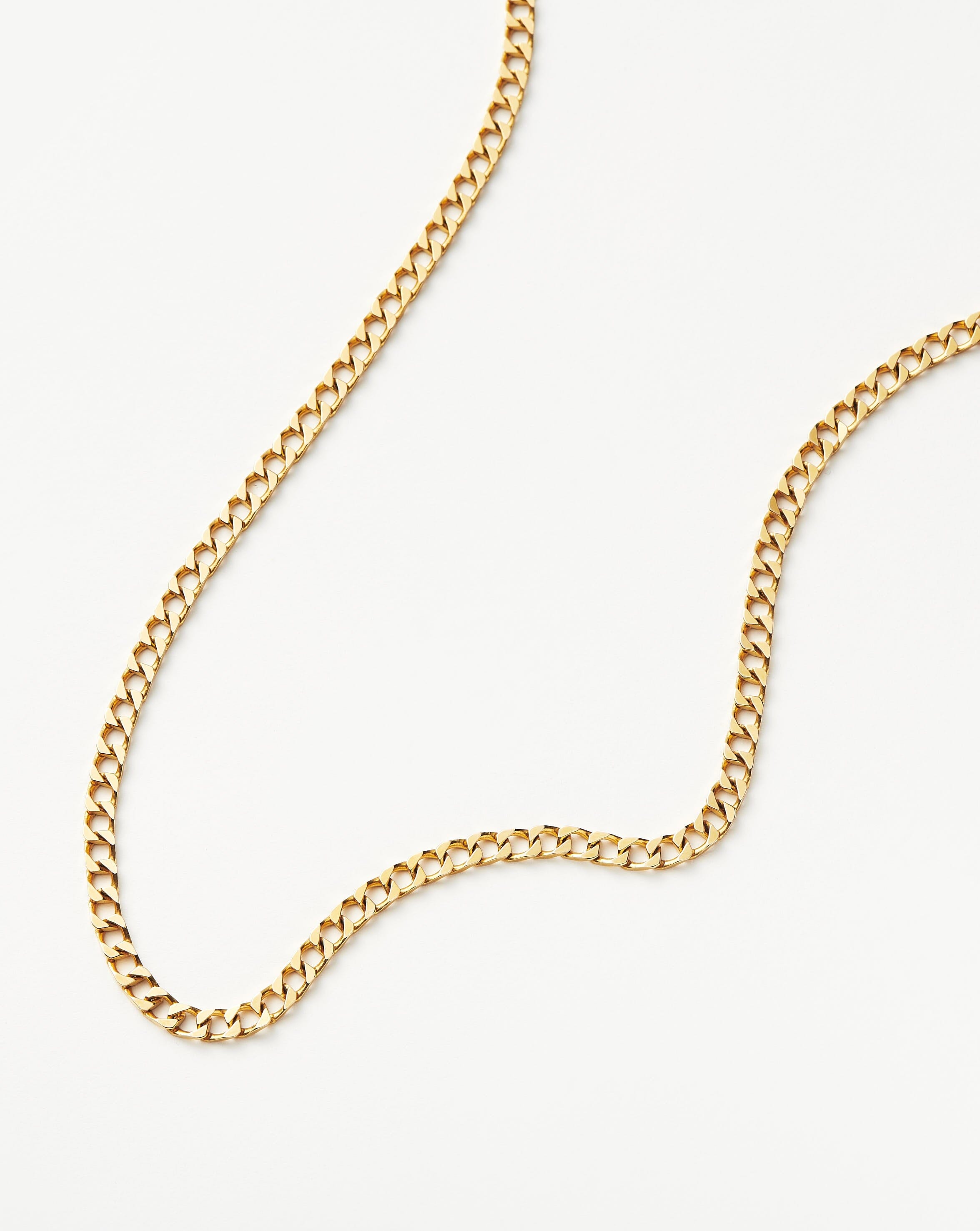 Lucy Williams Flat Curb Chain Necklace Necklaces Missoma 
