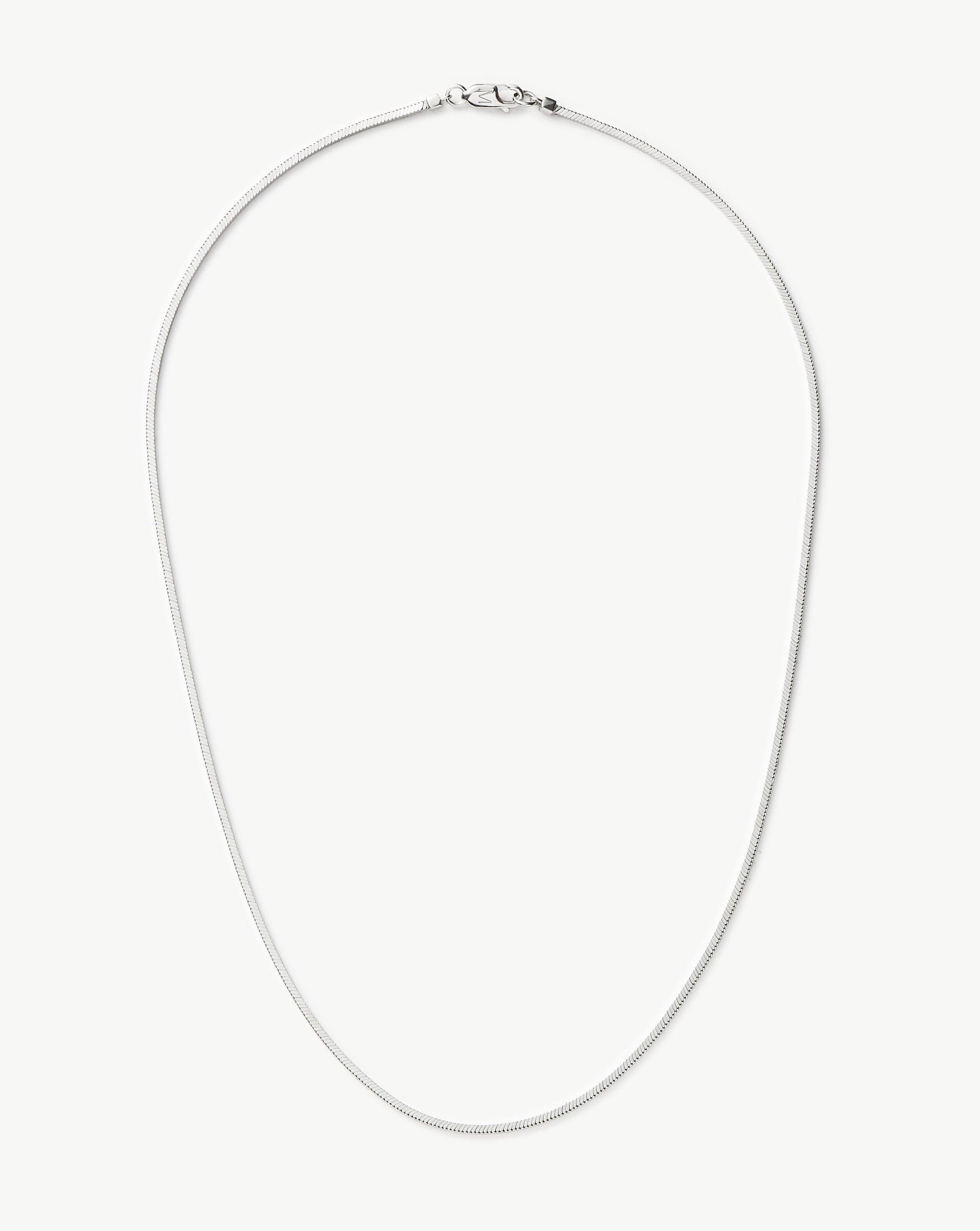 Lucy Williams Medium Square Snake Chain Necklace Necklaces Missoma 