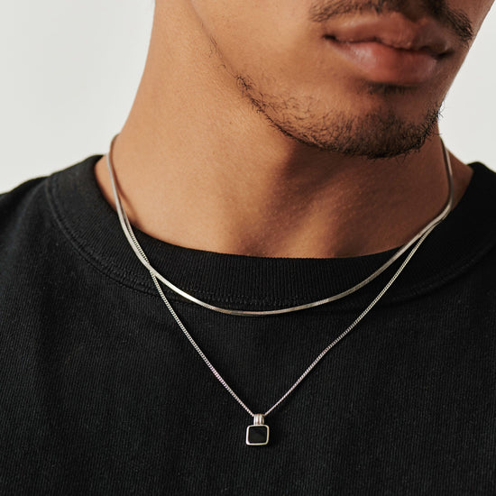 Lucy Williams Medium Square Snake Chain Necklace Necklaces Missoma 