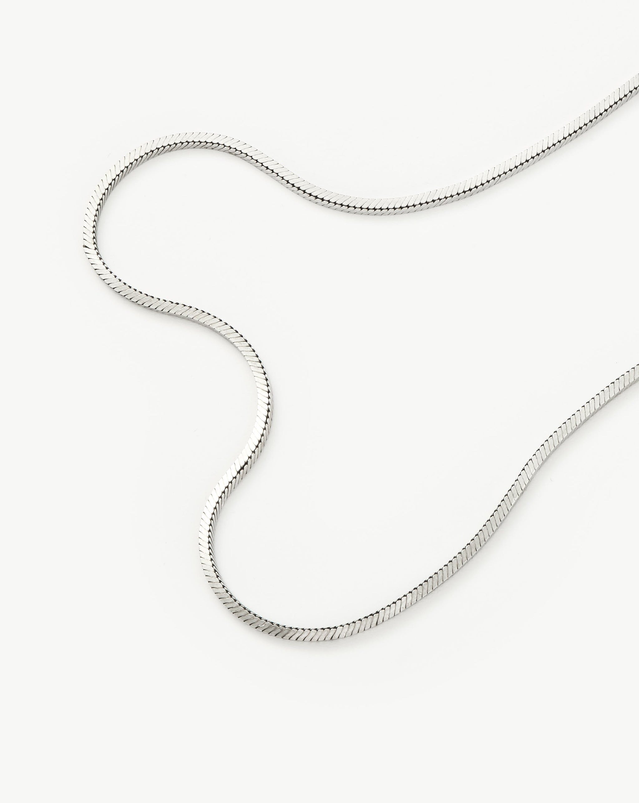 Lucy Williams Medium Square Snake Chain Necklace Necklaces Missoma 