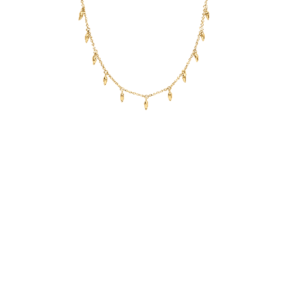 Lucy Williams Mini Fang Necklace 18ct Gold Plated Vermeil Missoma