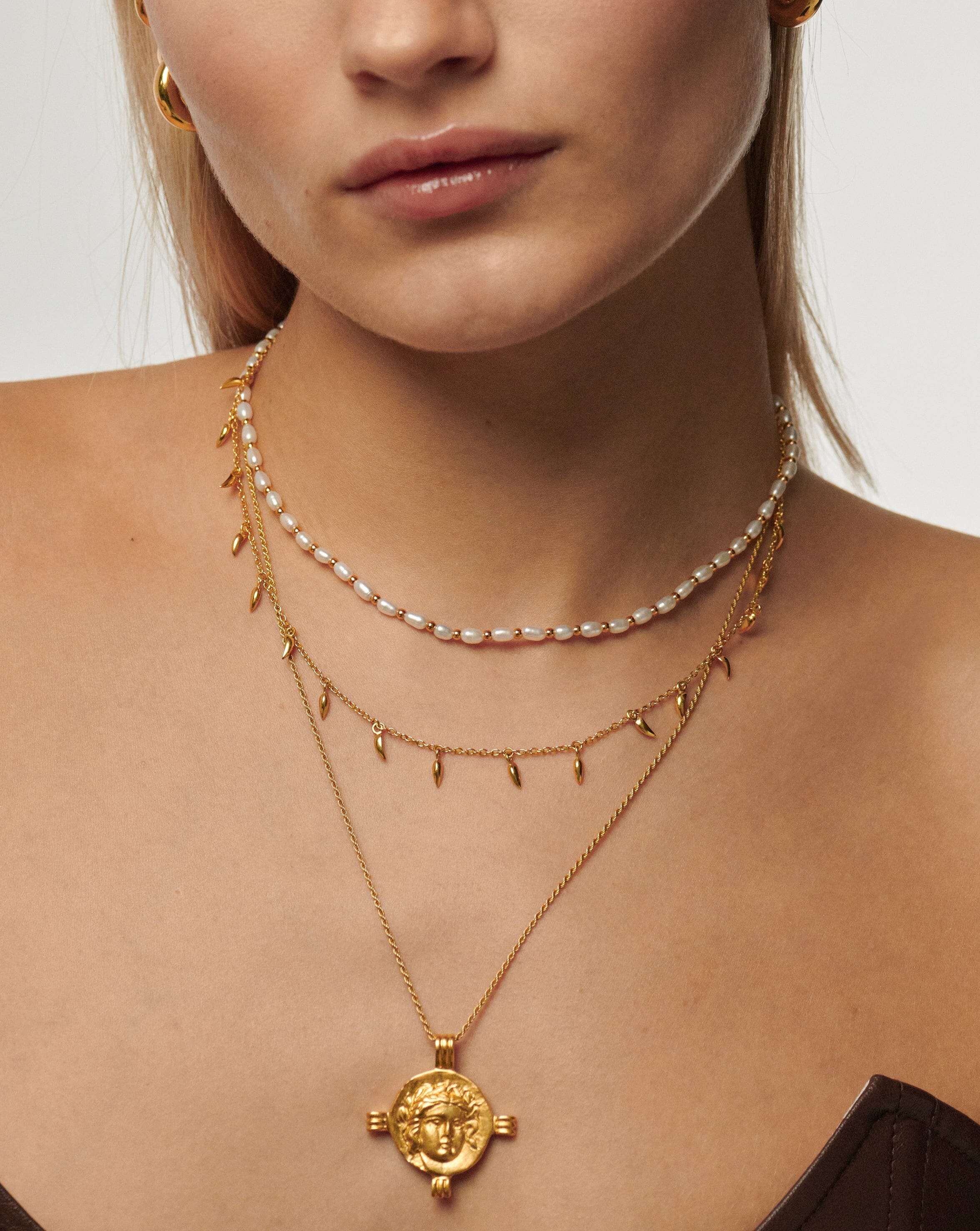 Lucy Williams Mini Fang Necklace | 18ct Gold Plated Vermeil Necklaces Missoma 