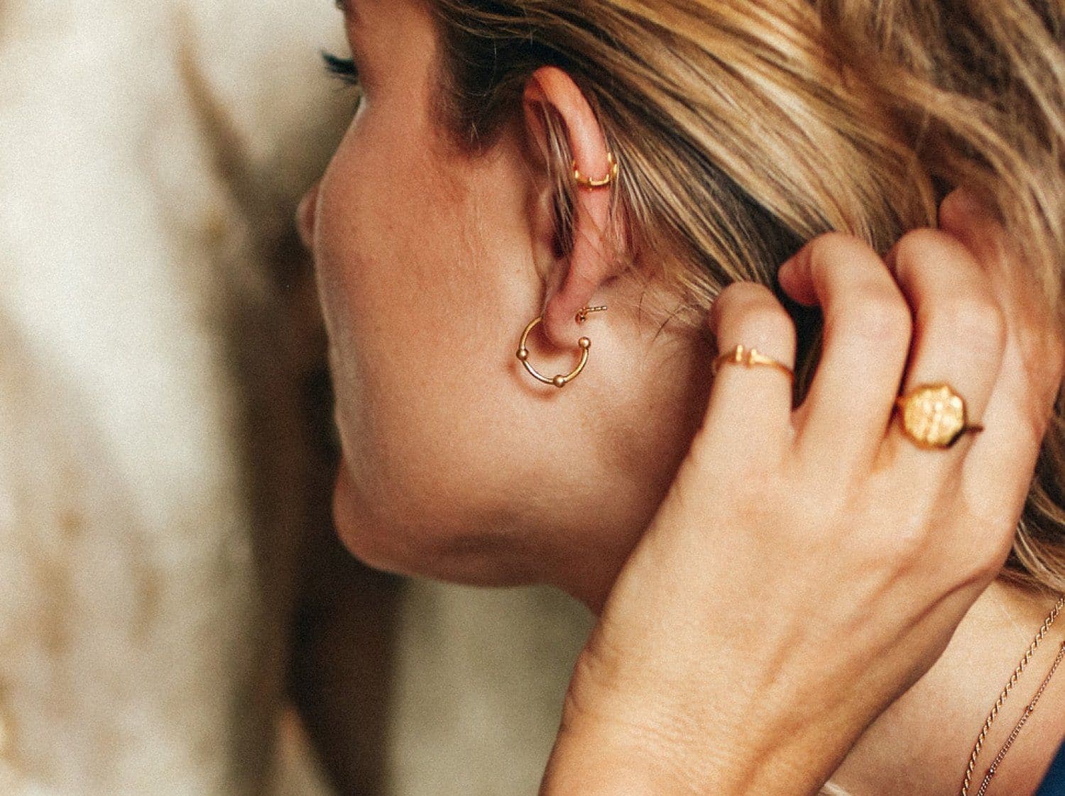 Lucy Williams Mini Orb Hoop Earrings Earrings Missoma 