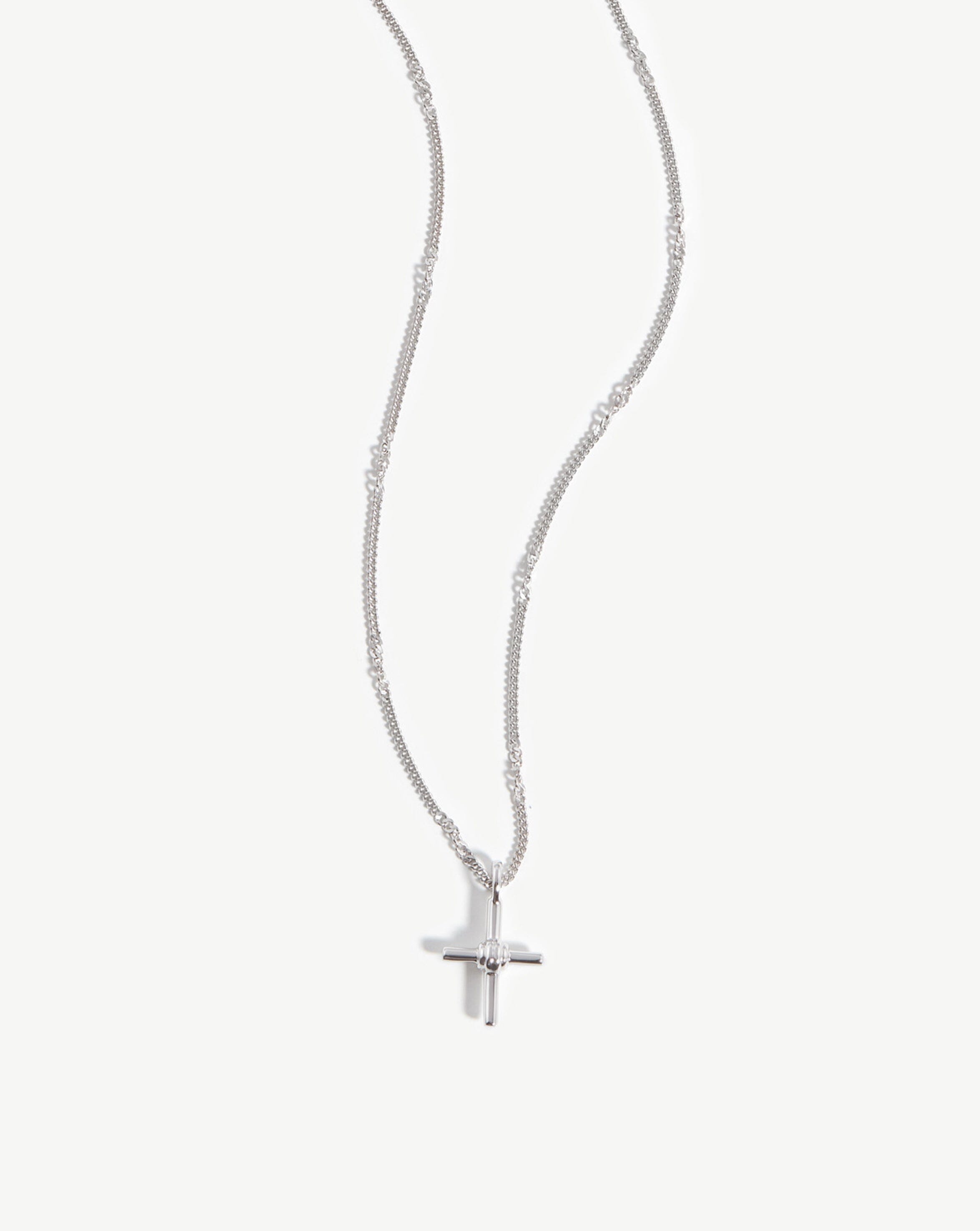 Lucy Williams Ridge Cross Necklace | Sterling Silver Necklaces Missoma 