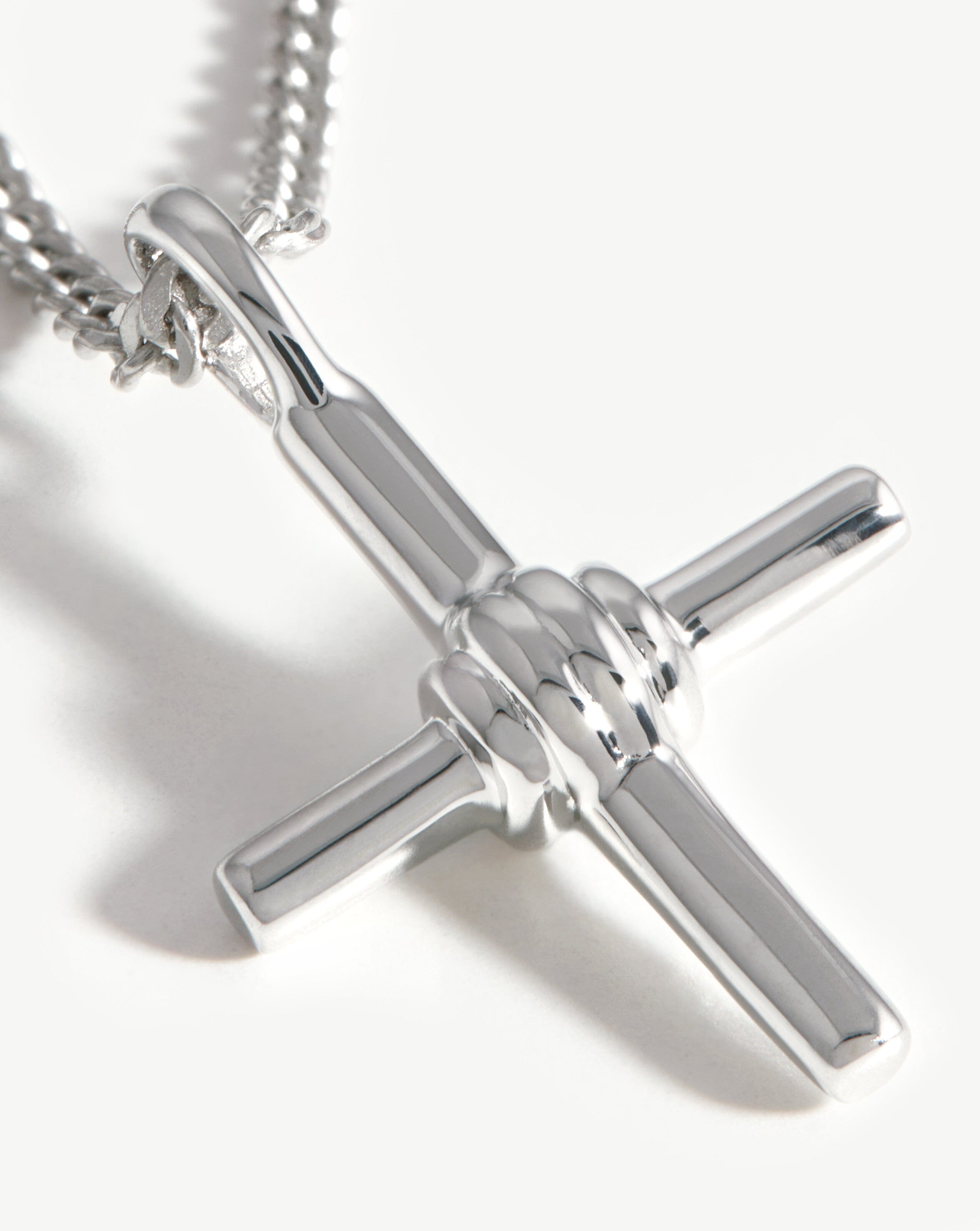 Lucy Williams Ridge Cross Necklace | Sterling Silver Necklaces Missoma 