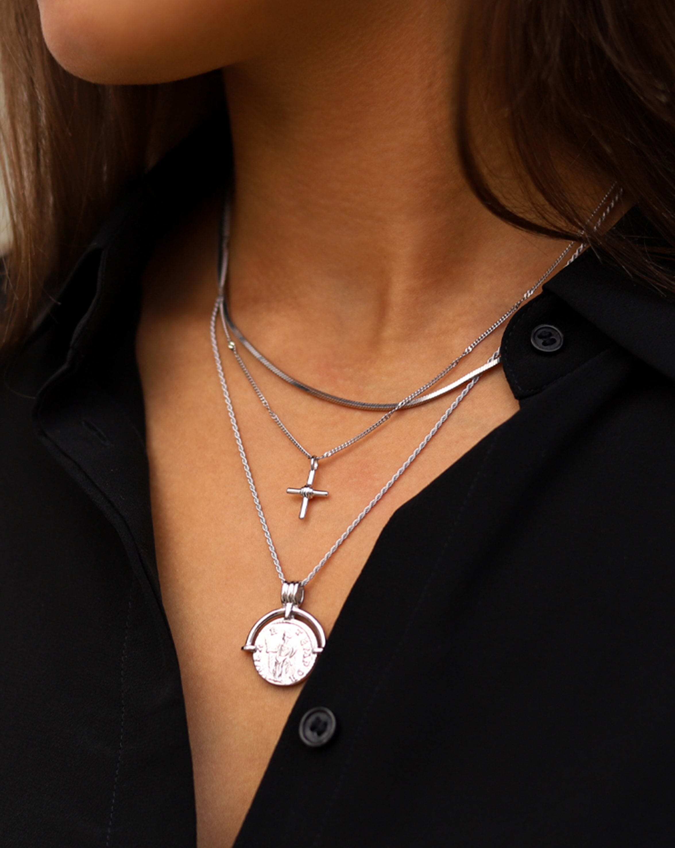 Lucy Williams Octagon Coin Necklace