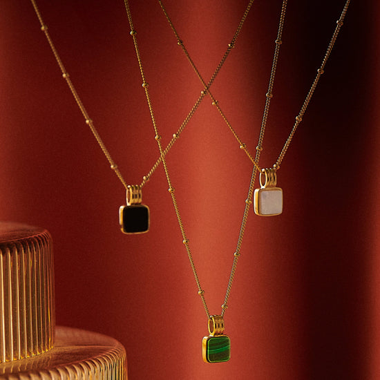 Lucy Williams Square Mother of Pearl Necklace Necklaces Missoma 