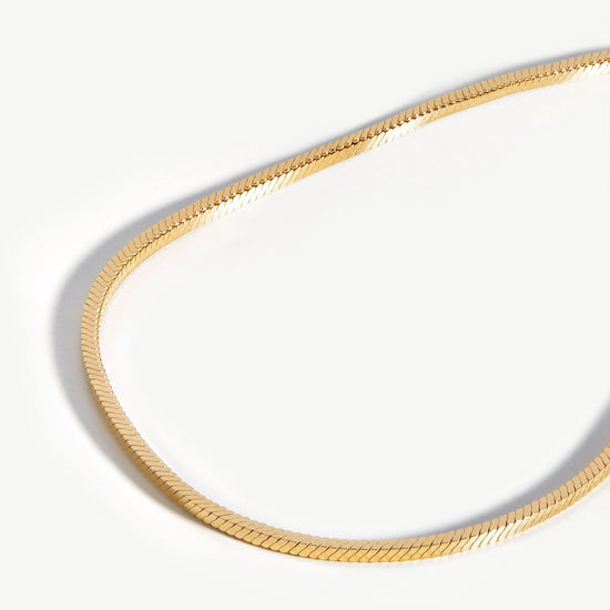 Lucy Williams Square Snake Chain Anklet Anklets Missoma 