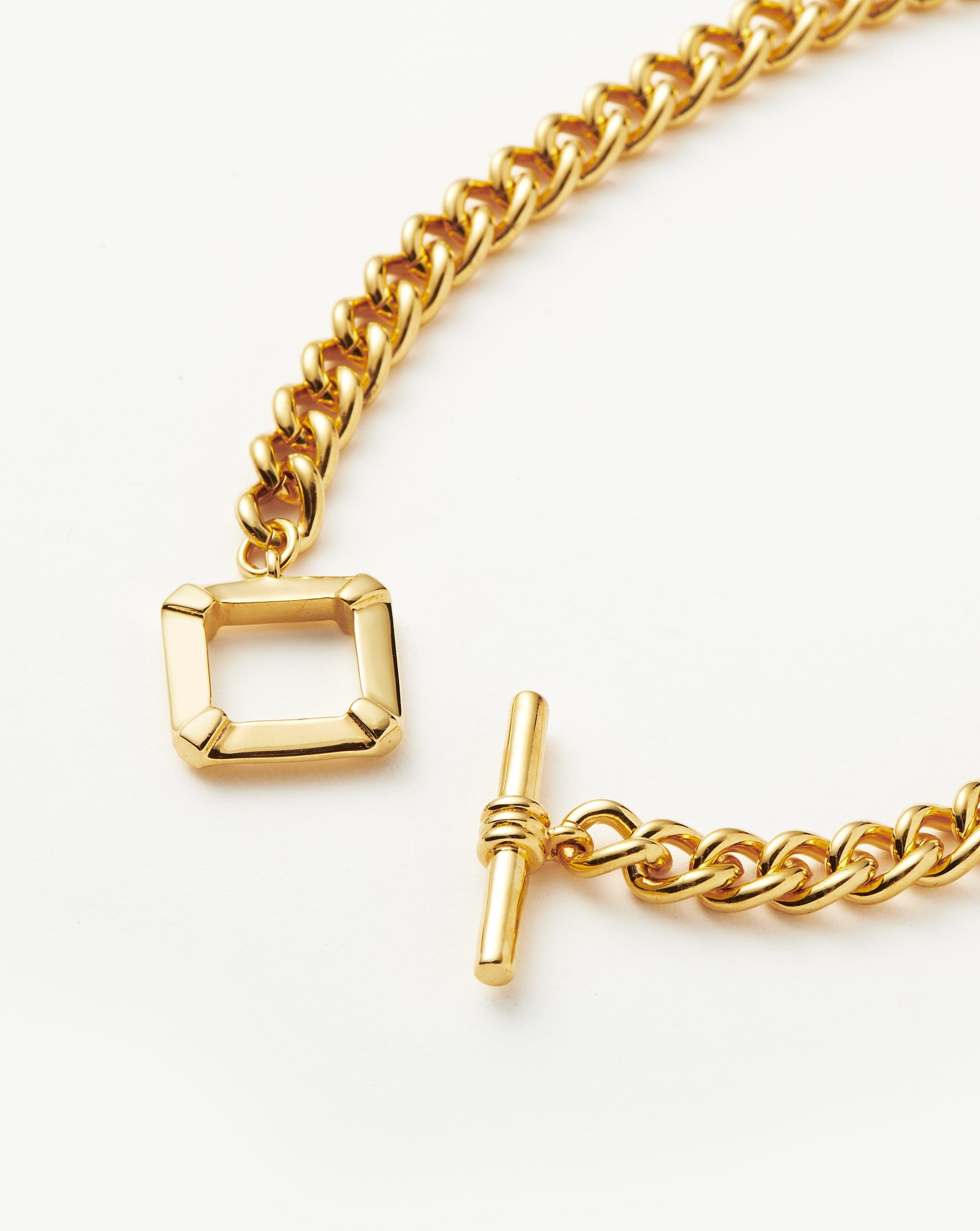 Gold t on sale bar necklace