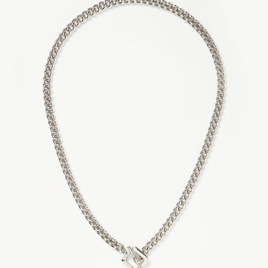 Lucy Williams T-Bar Chain Necklace | Silver Plated Necklaces Missoma 