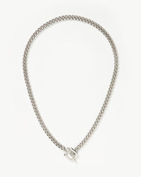 Lucy Williams T-Bar Chain Necklace | Silver Plated Necklaces Missoma 