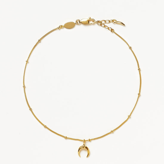Lucy Williams Tiny Horn Anklet Anklets Missoma 