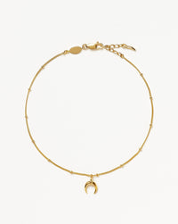 Lucy Williams Tiny Horn Anklet Anklets Missoma 