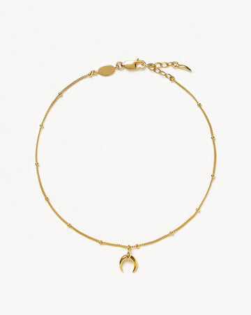 Lucy Williams Tiny Horn Anklet Anklets Missoma 