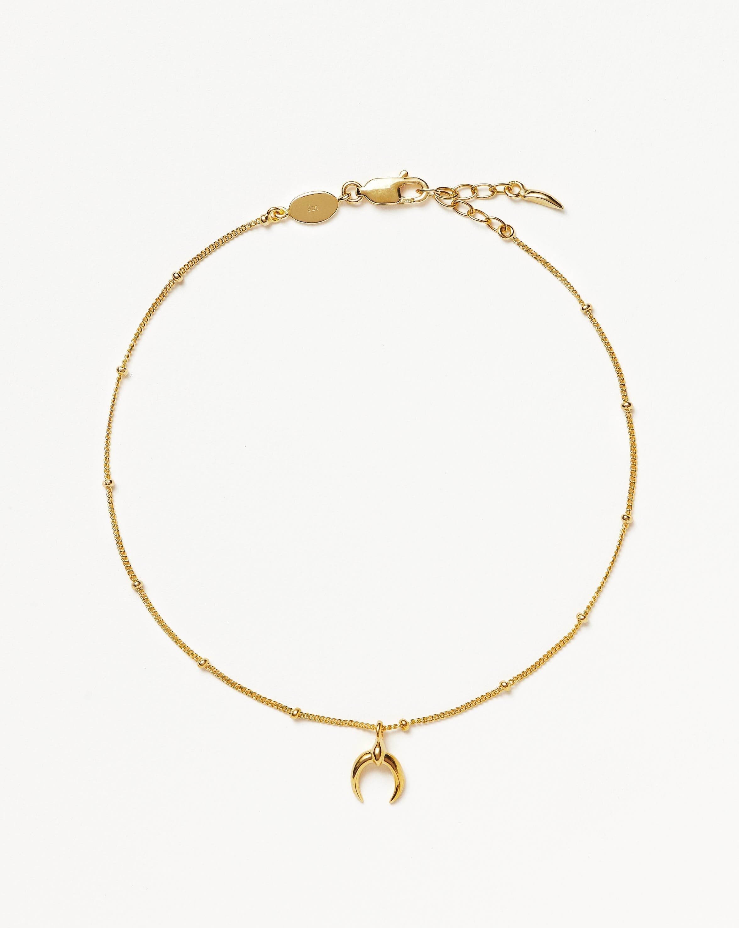 Lucy Williams Tiny Horn Anklet Anklets Missoma 