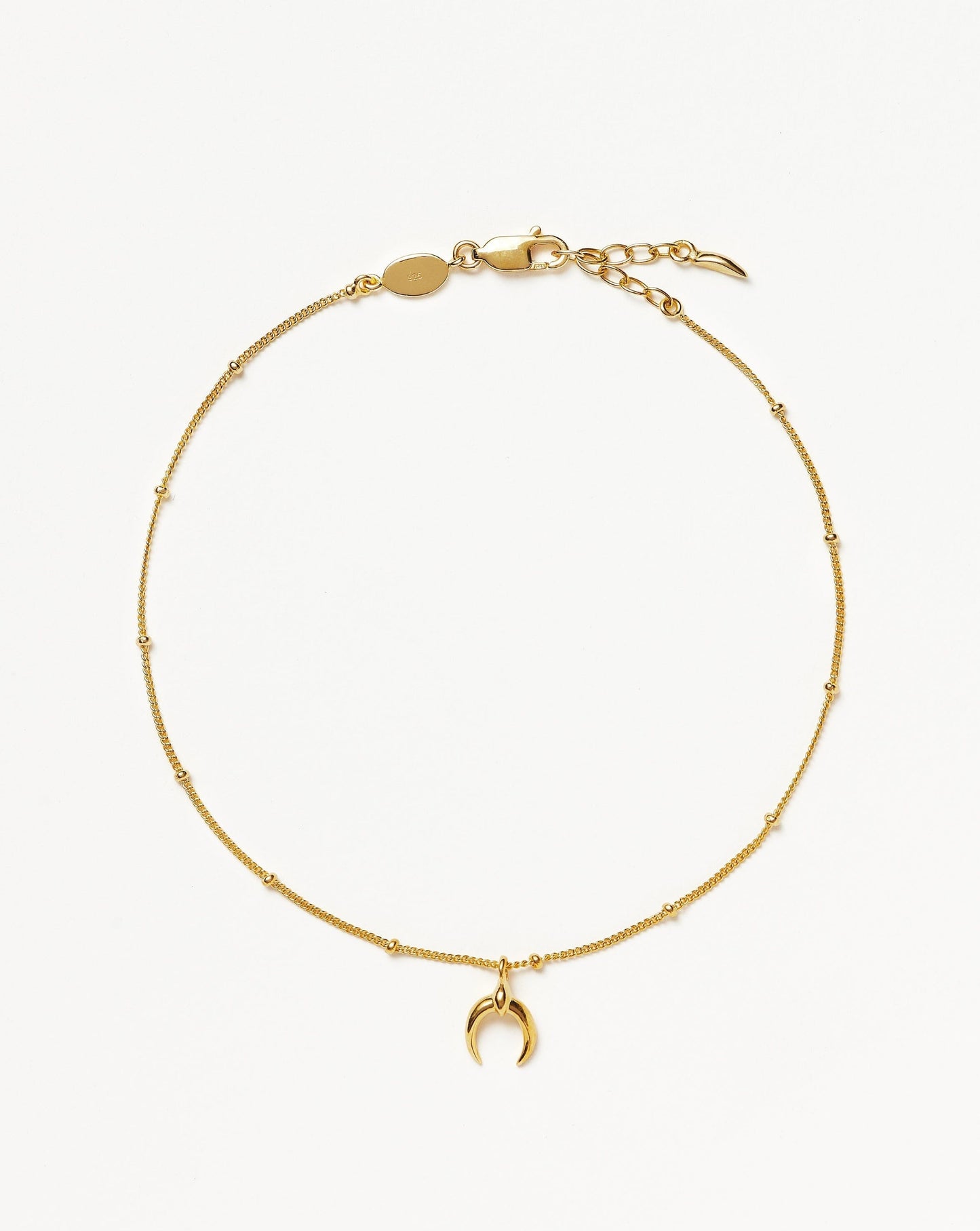 Lucy Williams Tiny Horn Anklet Anklets Missoma 