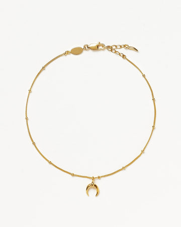 Lucy Williams Tiny Horn Anklet Anklets Missoma 