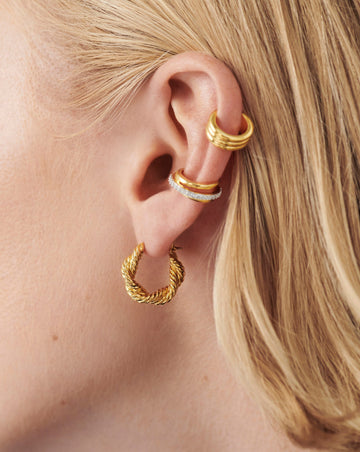 Marina Double Rope Hoop Earrings Earrings Missoma 