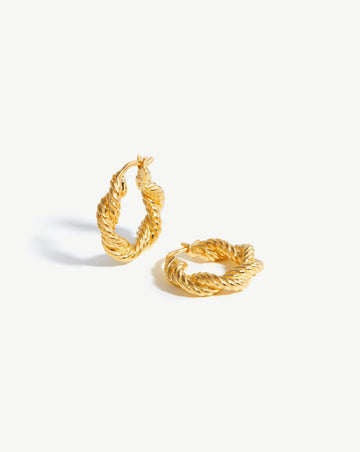Marina Double Rope Hoop Earrings Earrings Missoma 