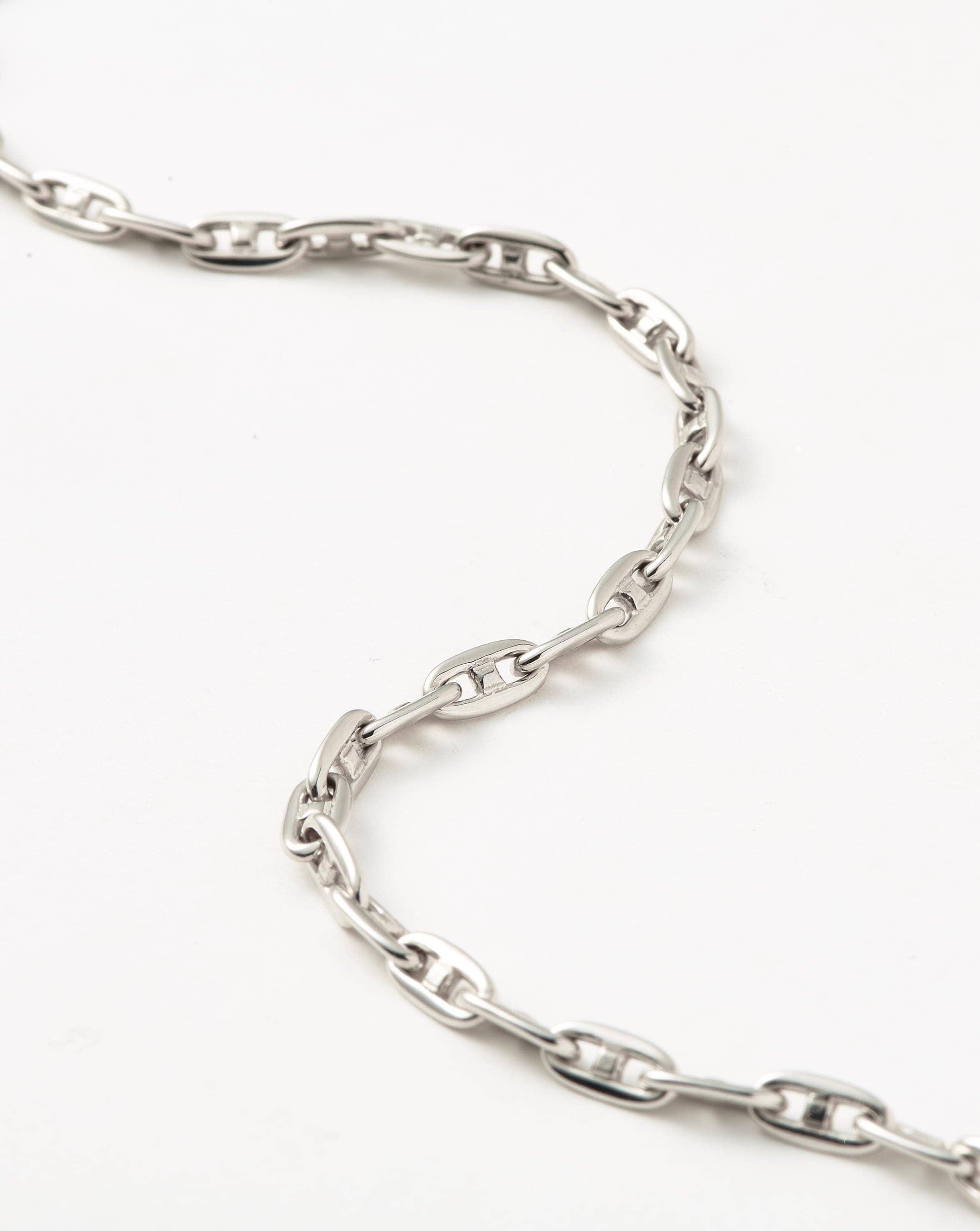 Wavy Ridge Extra Long Chain Necklace Necklaces