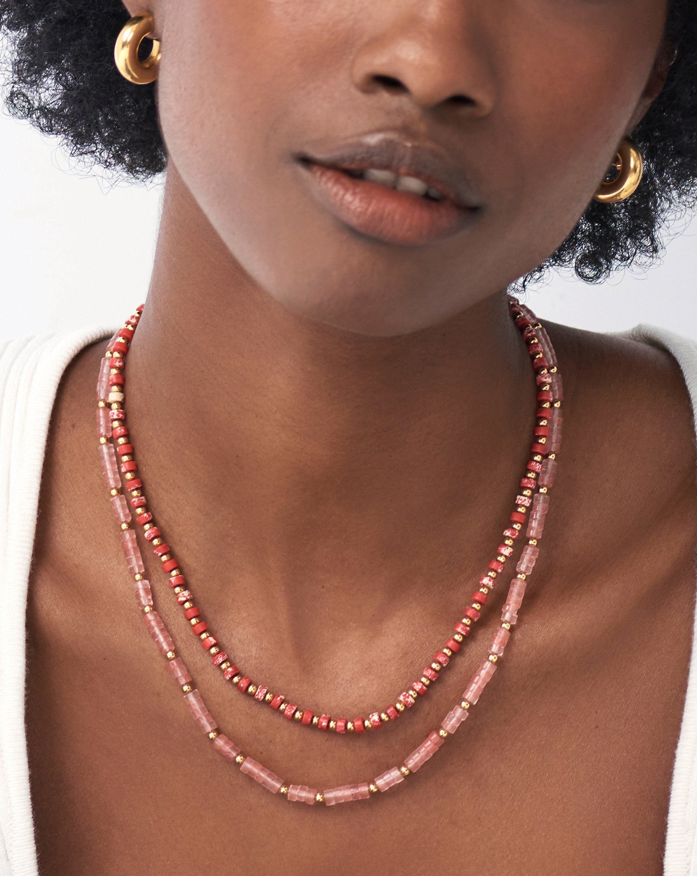 medium beaded stack necklace necklaces missoma 614879