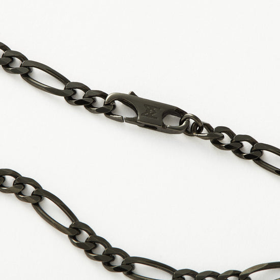 Mens Black Filia Chain Necklace | Sterling Silver Necklaces Missoma 