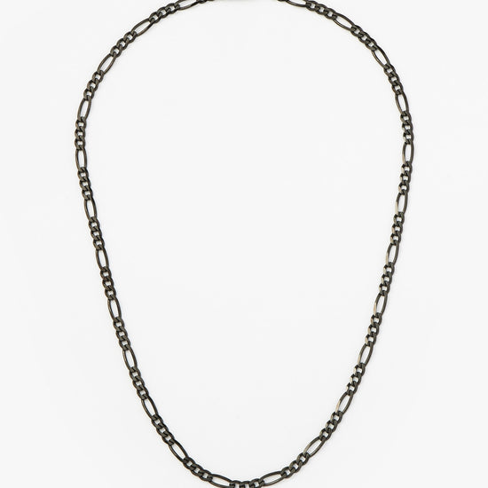 Mens Black Filia Chain Necklace | Sterling Silver Necklaces Missoma 