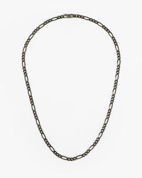 Mens Black Filia Chain Necklace | Sterling Silver Necklaces Missoma 