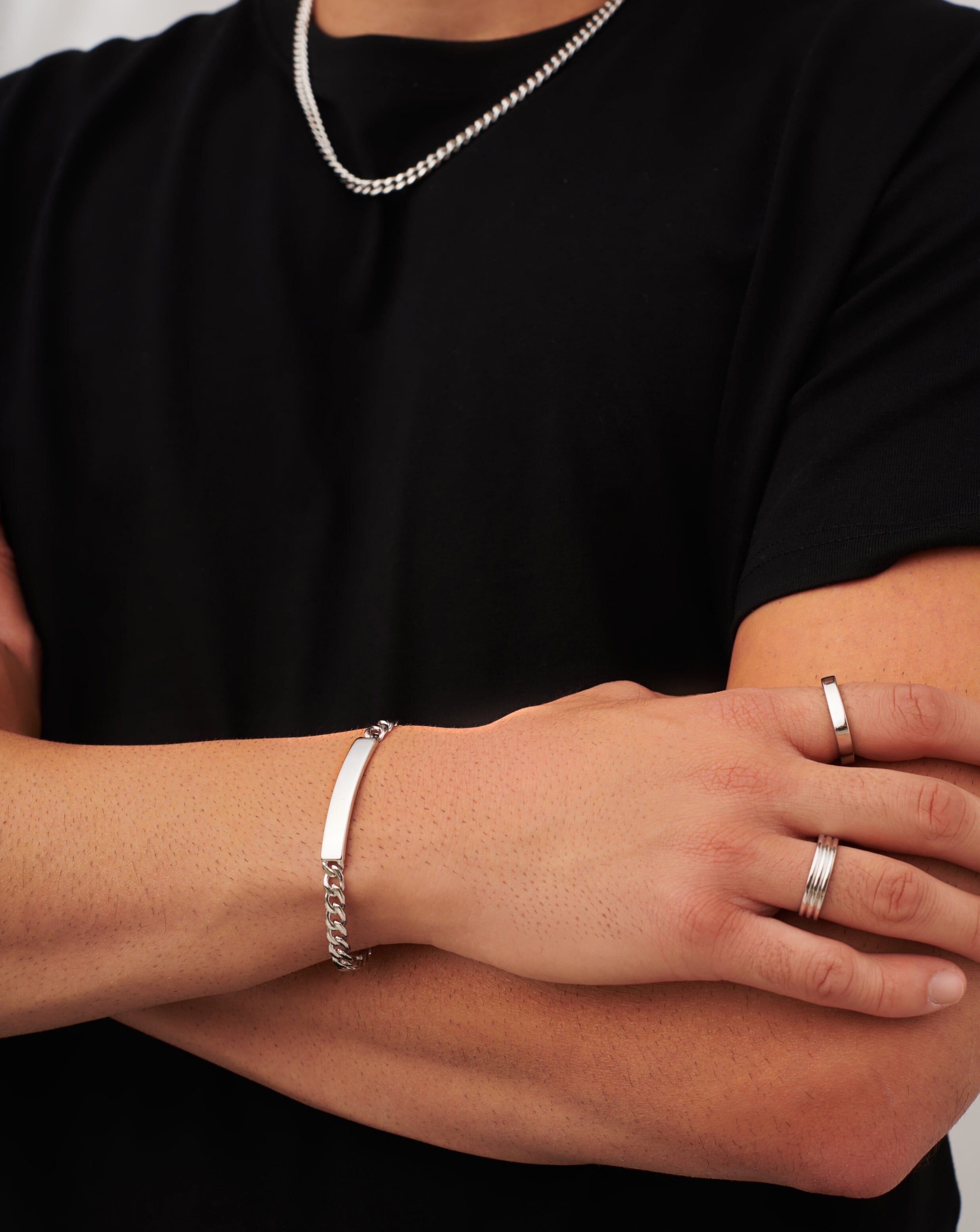 LeCalla - Buy 925 Sterling Silver Italian Snake Chain Bracelet for Men 9  Inches | TrueSilver