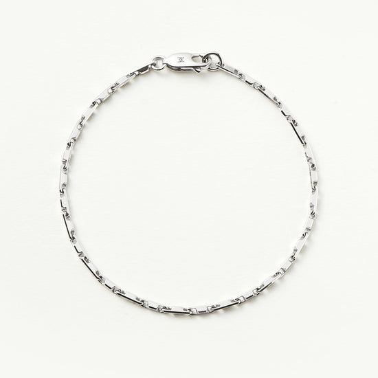 Mens Interlocking Link Chain Bracelet | Sterling Silver Bracelets Missoma 