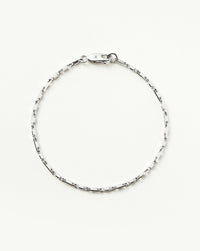 Mens Interlocking Link Chain Bracelet | Sterling Silver Bracelets Missoma 