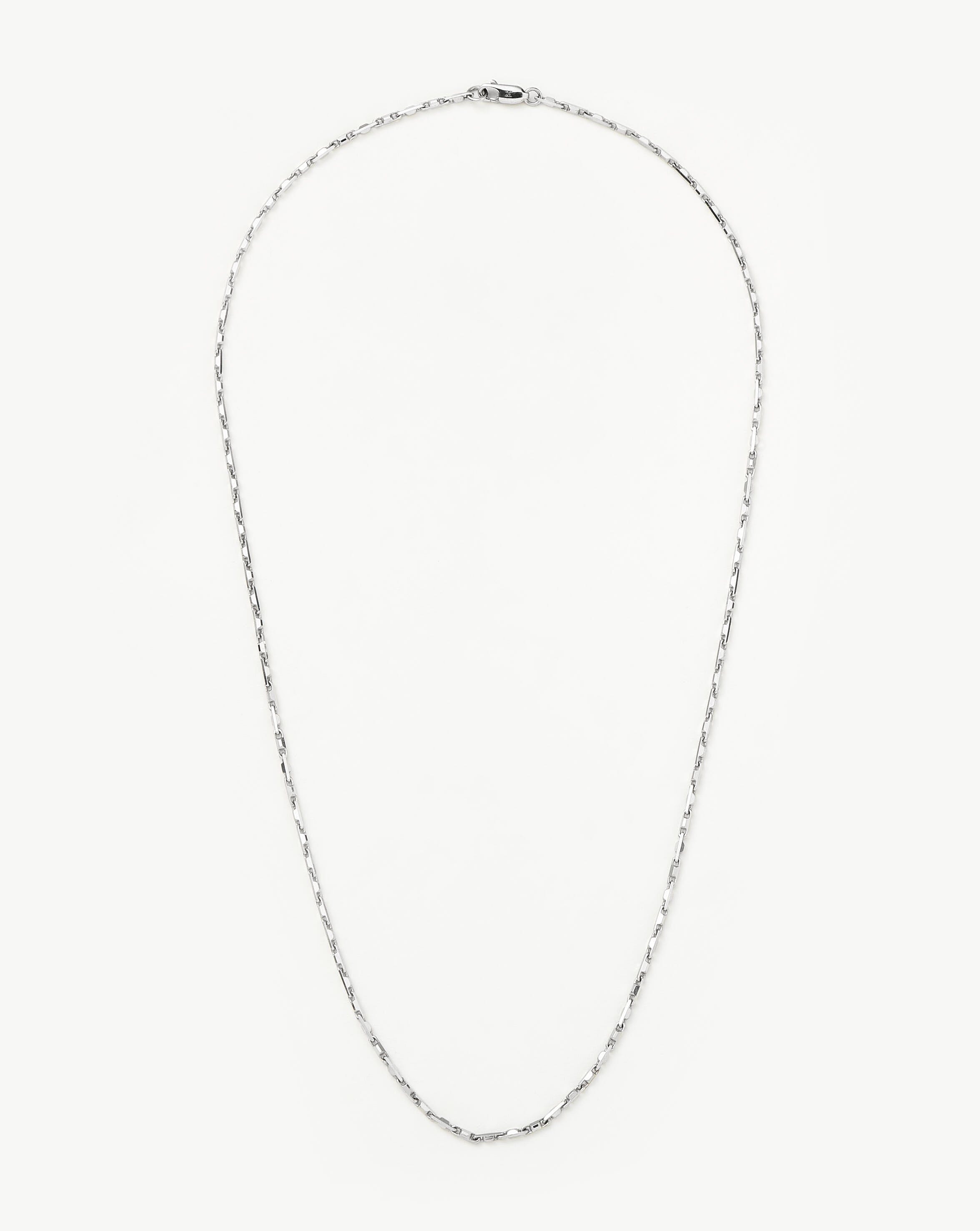 Mens Interlocking Link Chain Necklace | Sterling Silver Necklaces Missoma 