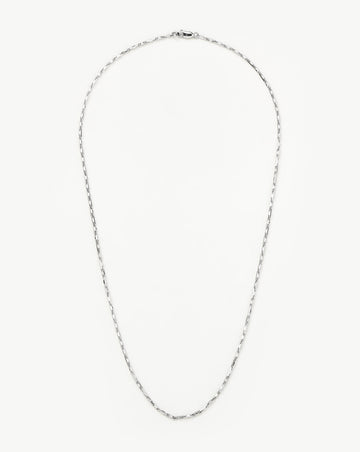 Mens Interlocking Link Chain Necklace | Sterling Silver Necklaces Missoma 