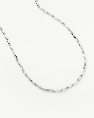 Mens Interlocking Link Chain Necklace | Sterling Silver Necklaces Missoma 