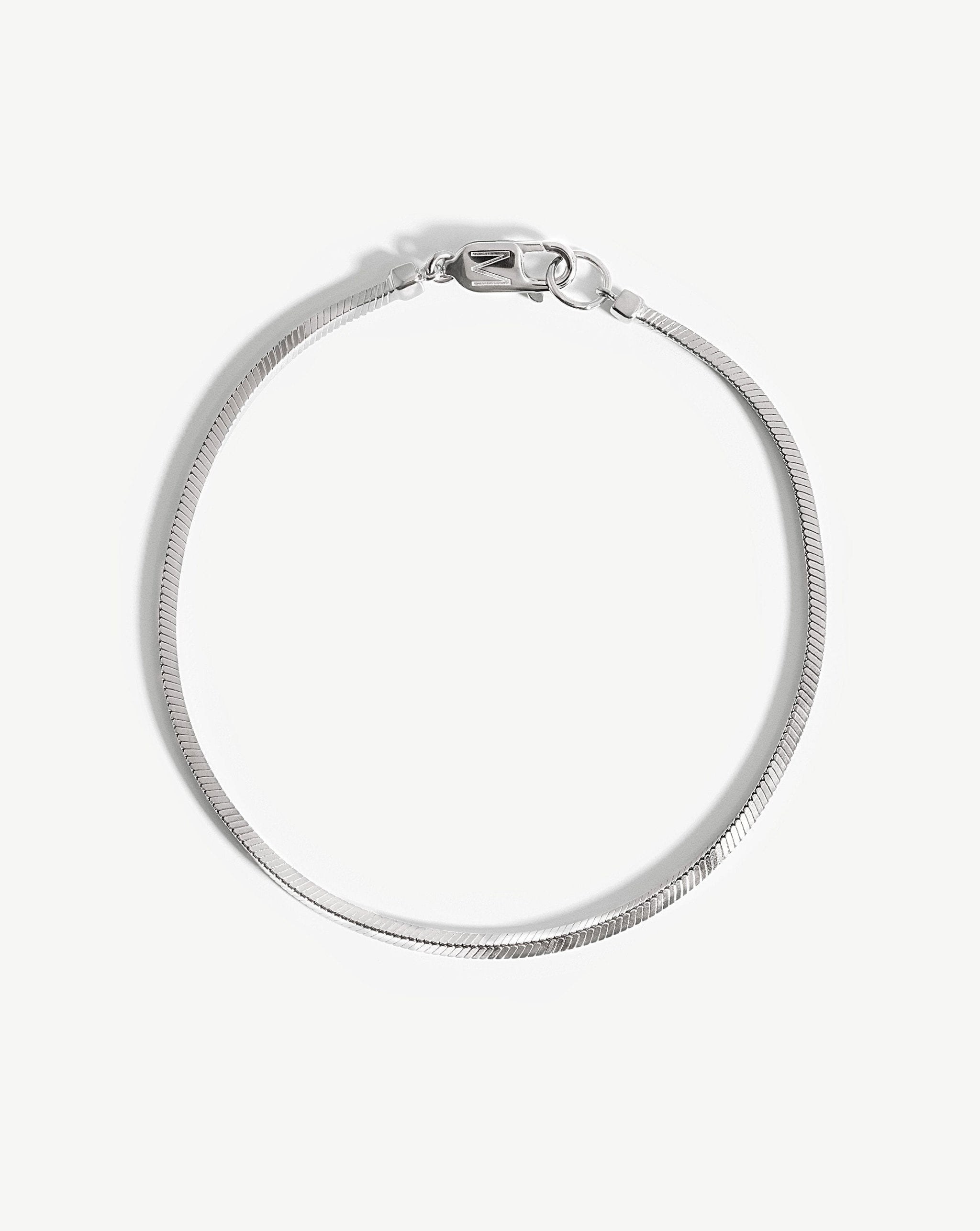 Men's Square Snake Chain Bracelet Bracelets Missoma 