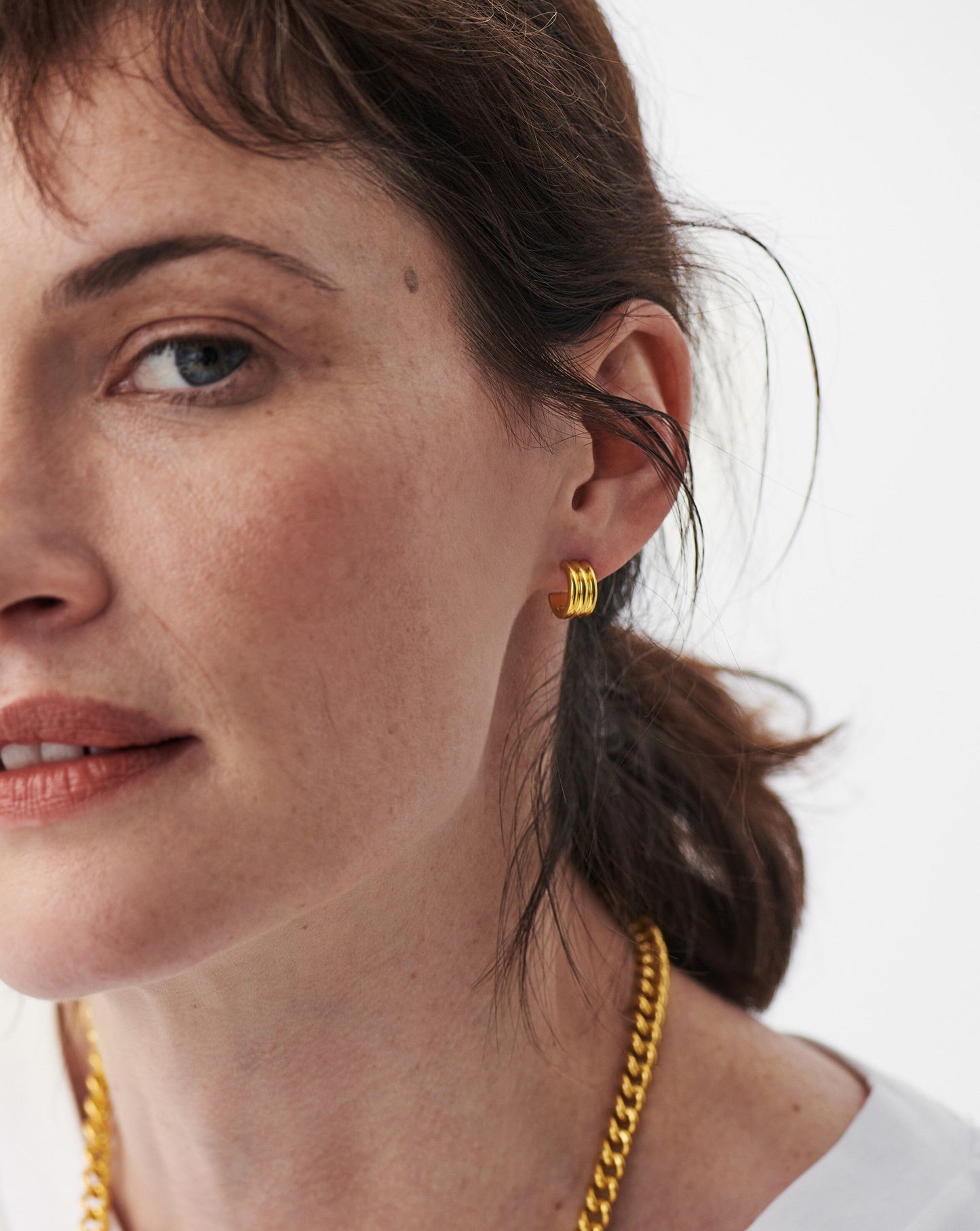 Mini Ancien Hoop Earrings Earrings Missoma 