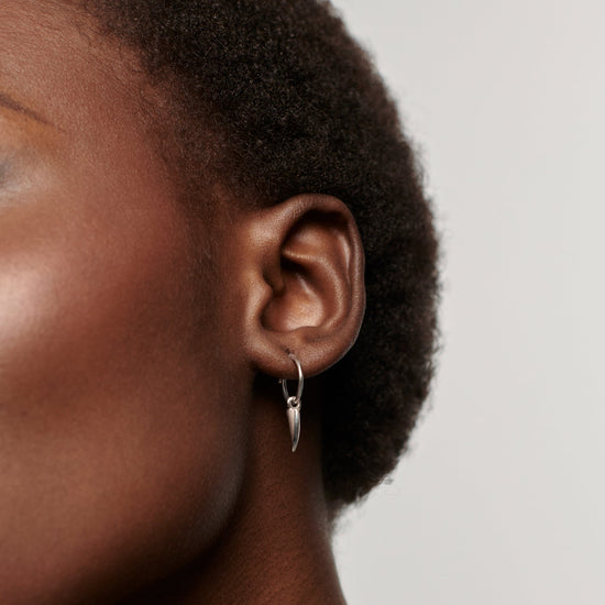 Mini Claw Charm Hoop Earrings Earrings Missoma 