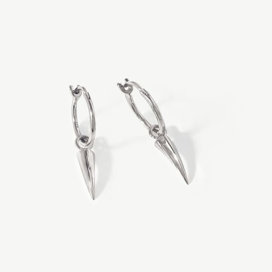 Mini Claw Charm Hoop Earrings Earrings Missoma 