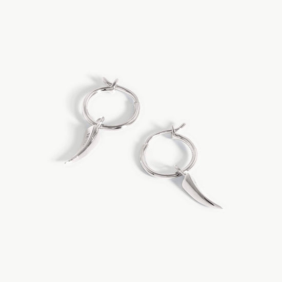 Mini Claw Charm Hoop Earrings Earrings Missoma 