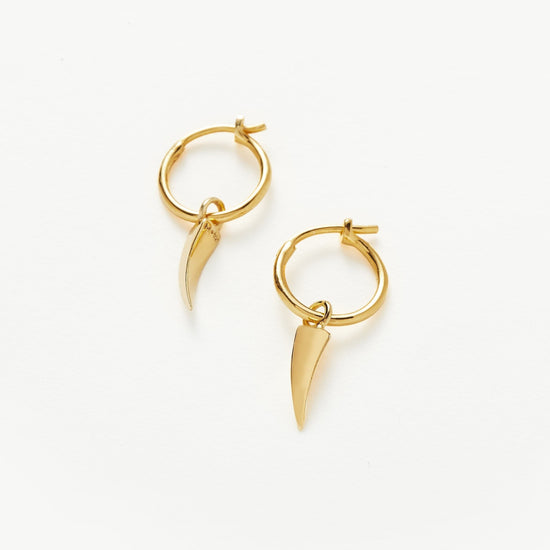 Mini Claw Charm Hoop Earrings Earrings Missoma 