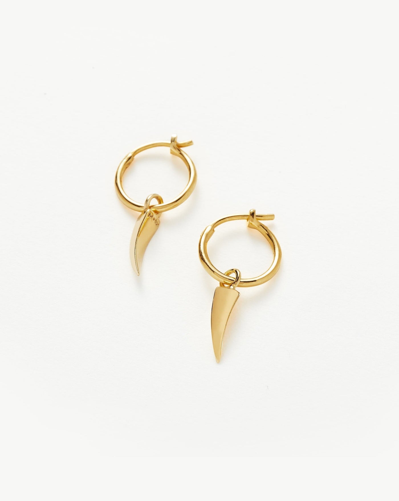 Mini Claw Charm Hoop Earrings Missoma