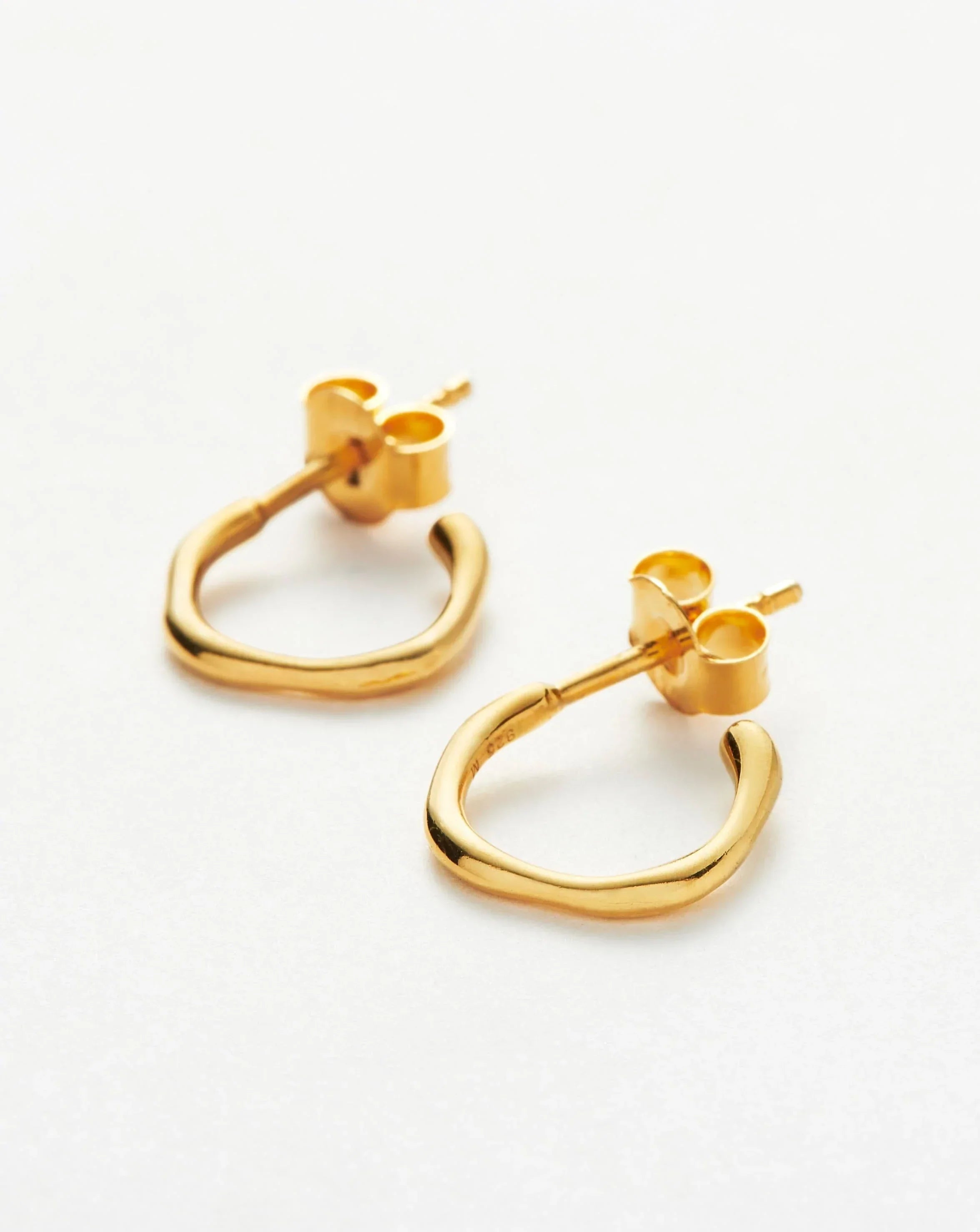 9ct Yellow Gold Large Hoop Earrings 62mm – Bijou Jewellery