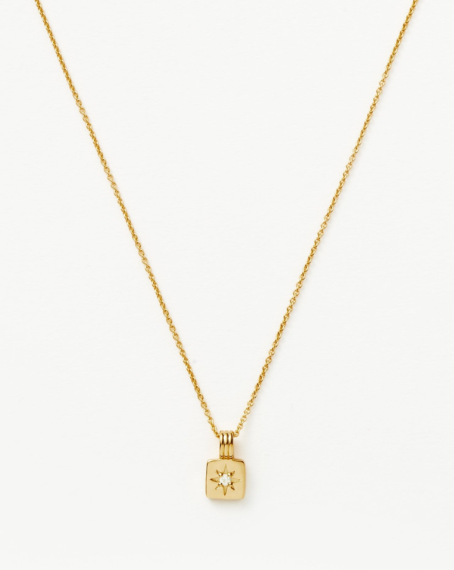 Mini Star Ridge Pendant Necklace | 18ct Gold Plated Vermeil Necklaces Missoma 