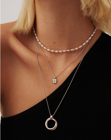 Mini Star Ridge Pendant Necklace | Sterling Silver Necklaces Missoma 