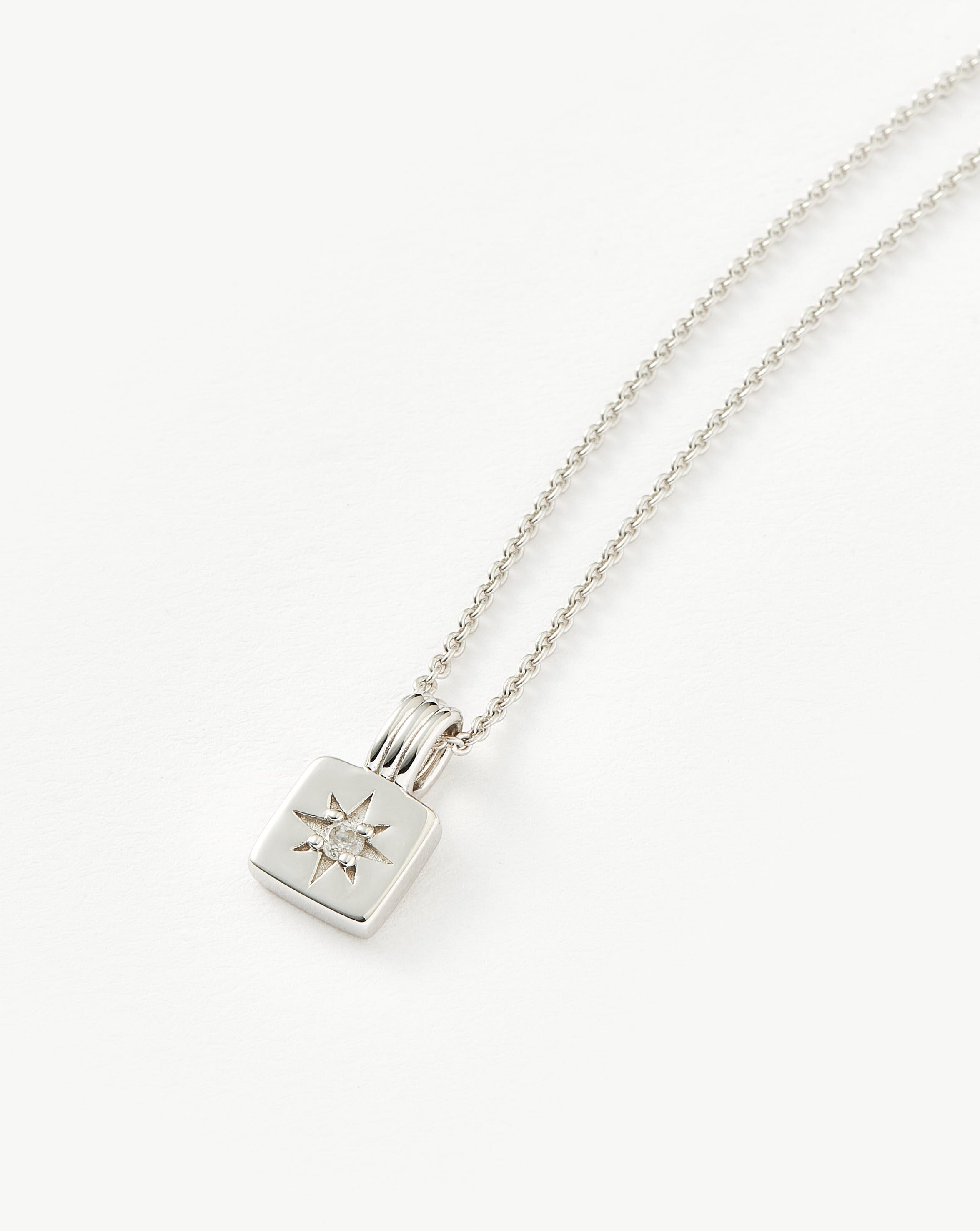 Mini Star Ridge Pendant Necklace | Sterling Silver Necklaces Missoma 
