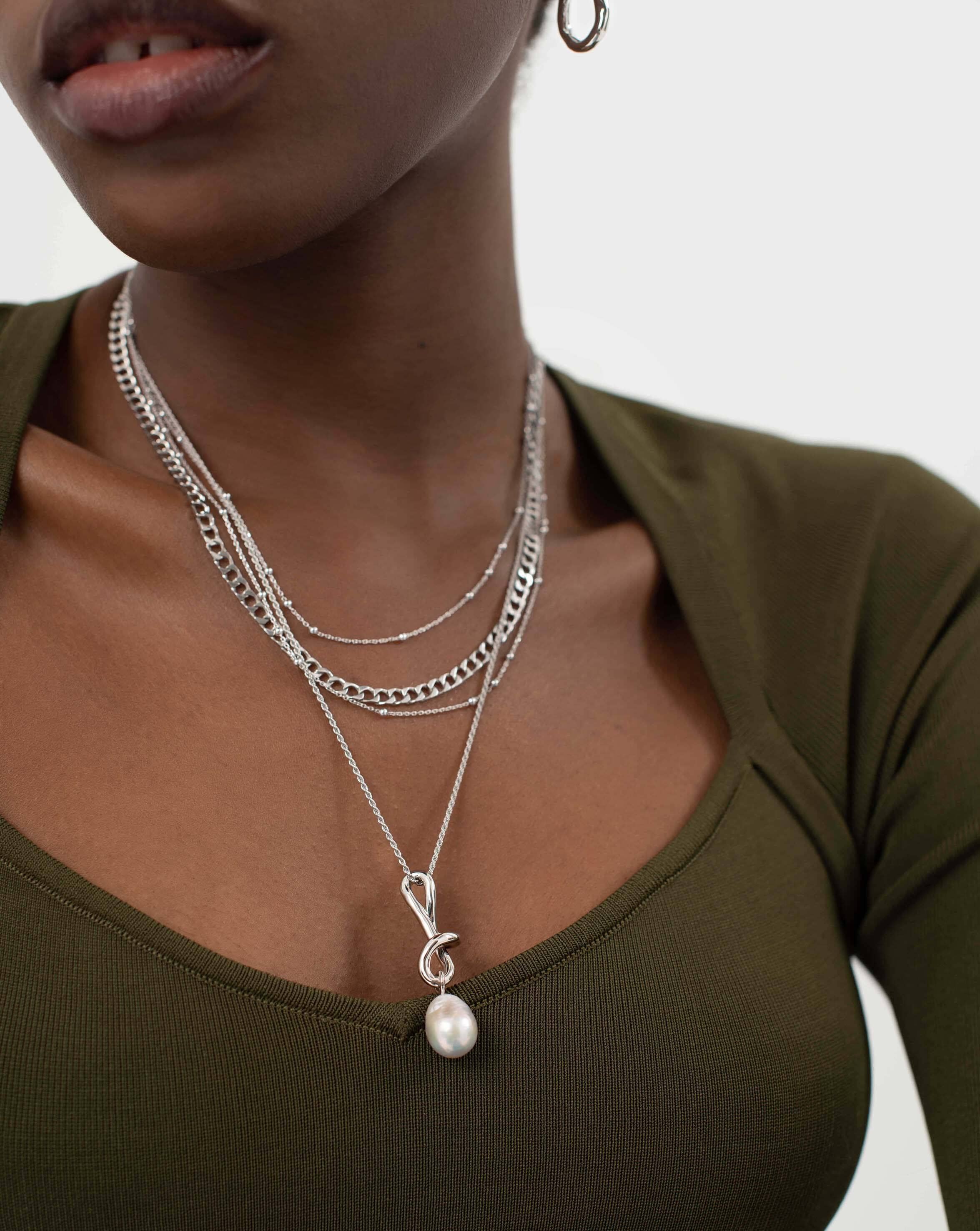 Single Strand Pearl Chalcedony Drop Necklace by Water Jewels - Barbara  Harris Water Jewels